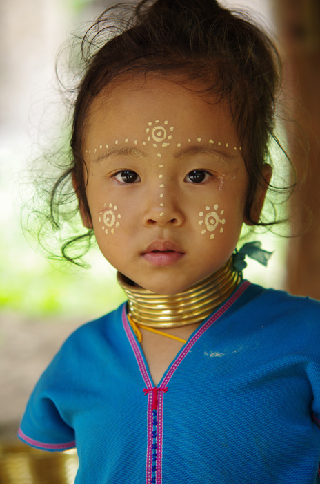 tribu des femmes girafe Thailande été 2013